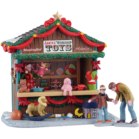 Kerstdorpminiatuur Santa's Workshop Toys 12x17x18 cm 3st - Lemax