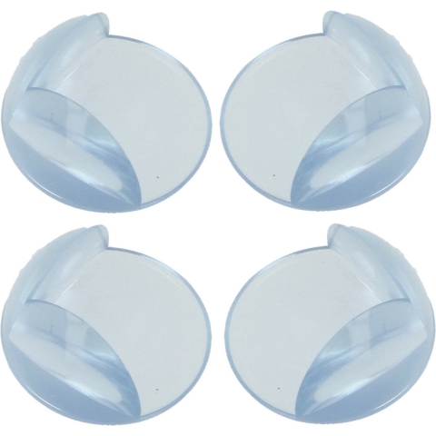 AMIG Hoekbeschermers - 16x - met plakbevestiging - transparant - pvc - kind bescherming scherpe hoek -