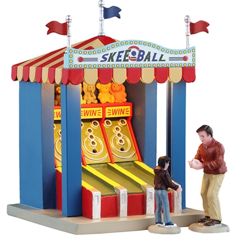 Kerstdorpminiatuur Skee Ball Game 15x16x23 cm 3st - Lemax
