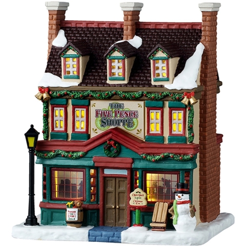 Kerstdorpminiatuur The Five Pence Shoppe 16x25x23 cm - Lemax