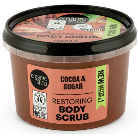 3x Organic Shop Body Scrub Cocoa 250 ml