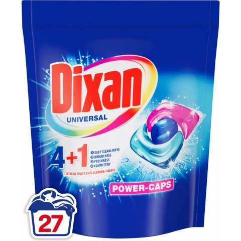 Dixan Wascapsules Universeel Triplet Universal Doy 27 stuks