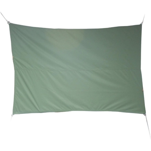 Premium kwaliteit schaduwdoek/zonnescherm Shae rechthoekig groen 2 x 3 meter -
