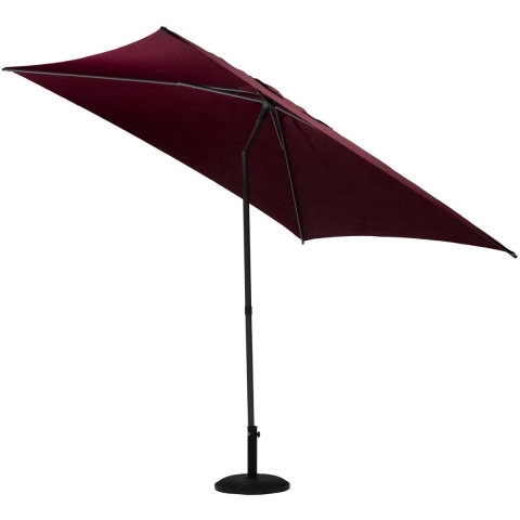 Hespiride tuin Parasol Joya - bordeaux rood - D250 x H229 cm - Steel 38 mm -