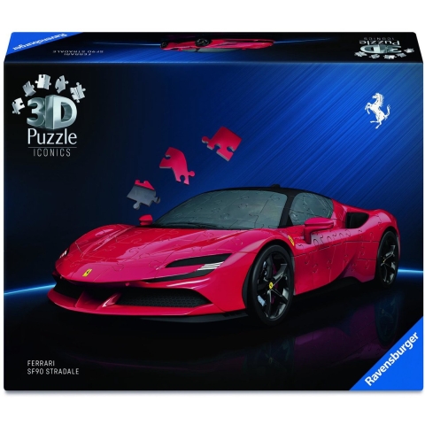 Ravensburger Iconics 3D Puzzel Ferrari SF90 Stradale 108 Stukjes