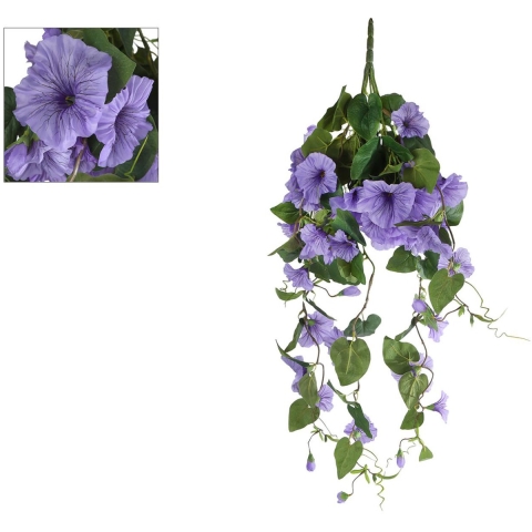 Kunsttak Petunïa 79 cm Paars/Groen