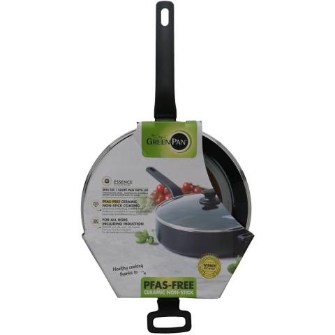 GreenPan Essence Hapjespan 28 cm Zwart