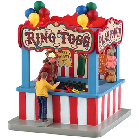 Kerstdorpminiatuur Ring Toss Game 15x15x23 cm - Lemax