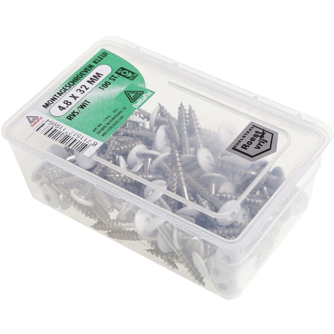 Montageschr. 4,8x38mm rvs 100st - Deltafix