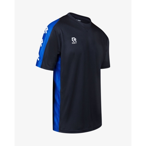 Robey RS1021 Performance Shirt - Black/Royal Blue - 152