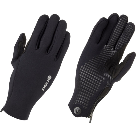 AGU Neoprene Zip Handschoenen - Zwart - S