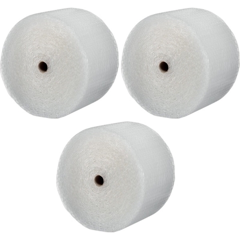 3x Noppenfolie/bubbeltjesfolie op rol 50 m x 50 cm -