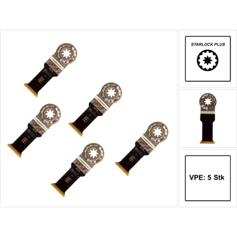 Fein 63502237230 E-CUT CARBIDE PRO Invalzaagblad 32 mm 5 stuk(s)