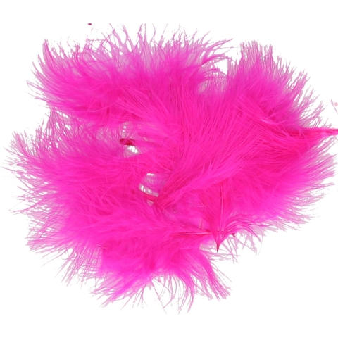 Hobby knutsel veren - 200x - fuchsia - 7 cm - sierveren - decoratie -