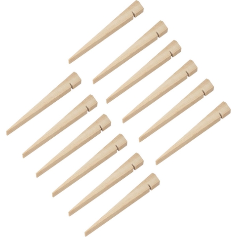 Tentharing - 12x - hout - 30 cm - tentpennen/zandharing -
