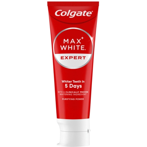 12x Colgate Tandpasta Max White Expert Purifying Power 75 ml