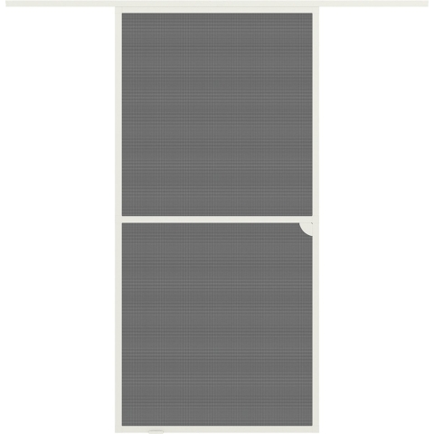 Livn schuifhor Basic - Hordeur 120x240cm - Hoogte en breedte onbeperkt inkortbaar - Wit