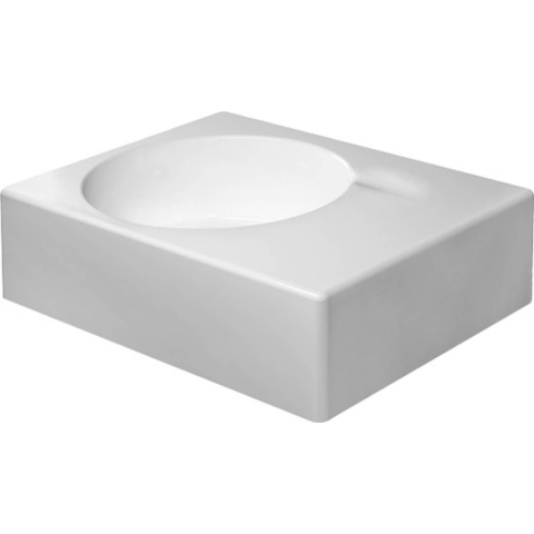 Duravit Variations Scola - Wastafel links 61.5x46cm - 1 kraangat - Wit