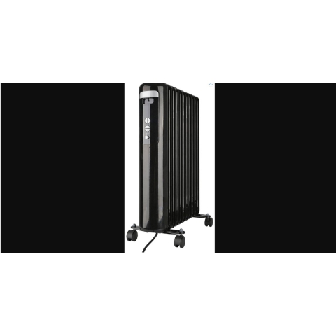 Handson - Olieradiator - 2500W energiezuinig - zwart
