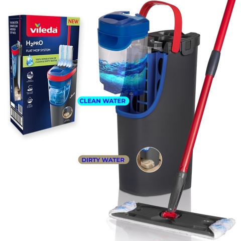 Vileda 175775 H2PRO Flat Mop Dweil 1 stuk(s)