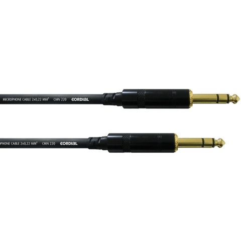 Cordial CFM 6 VV Instrumenten Kabel [1x Jackplug male 6,3 mm - 1x Jackplug male 6,3 mm] 6.00 m Zwart