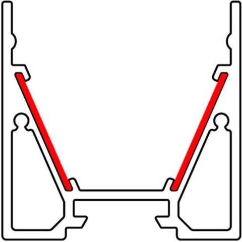 Barthelme 62399817 62399817 Reflectorband Polymeer (l x b x h) 10000 x 15.5 x 0.5 mm 1 stuk(s)