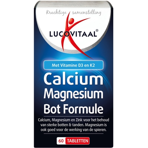 Gratis Verzending: 3x Lucovitaal Calcium, Magnesium en Botten 60 tabletten