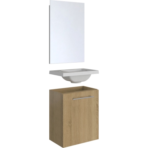 Allibert Belem Pack fonteinset 40x51cm Eik hamilton