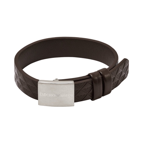 Emporio Armani EGS3135040 Heren Armband - Zilverkleurig