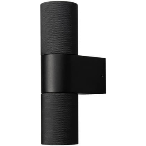 Wandspot temi dubbel GU10 zwart - Konstsmide