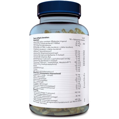 Gratis Verzending: 2x Orthica Multi Prena Fem 120 softgels