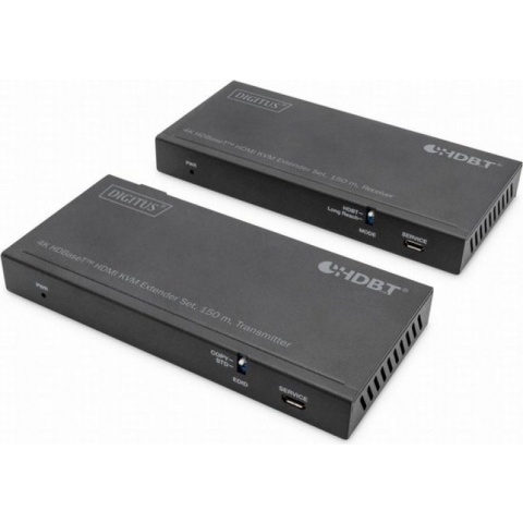 Digitus DS-55526 HDMI Adapter [1x HDMI-bus - 1x HDMI-bus] Zwart 4K UHD