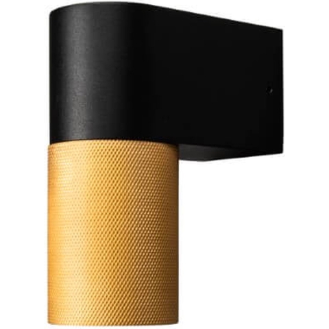 Wandspot down temi 7W goud en zwart - Konstsmide