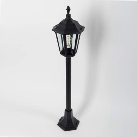 240v terraslamp ancona 1 zwart - Ks verlichting