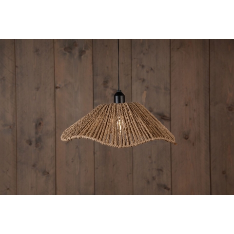 Solar lamp edison 30x10 cm naturel - Annas collection