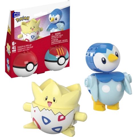 Mattel Mega Pokémon Togepi en Piplup