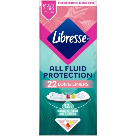 10x Libresse Inlegkruisjes Extra Protection Long 22 stuks