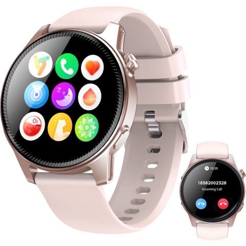 Denver SWC-392 - Smartwatch met belfunctie en hartslagmonitor - Roze