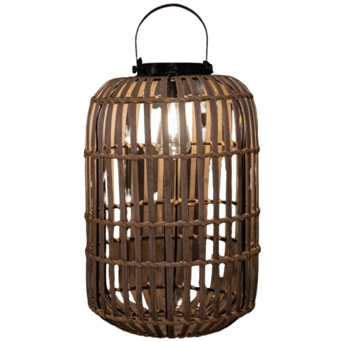 Solar Lantaarn Bamboe 24 x 38 cm - Annas collection