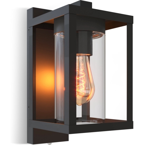 outdoor lantaarn zwart met dag/nacht sensor - Calex