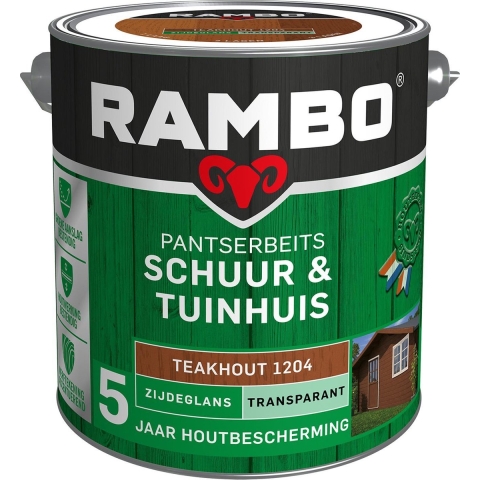 Pantserbeits schuur en tuinhuis zg tr. 1204 2,5l - Rambo