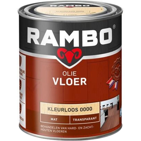 Olie vloer transp. mat 000 2,5l - Rambo
