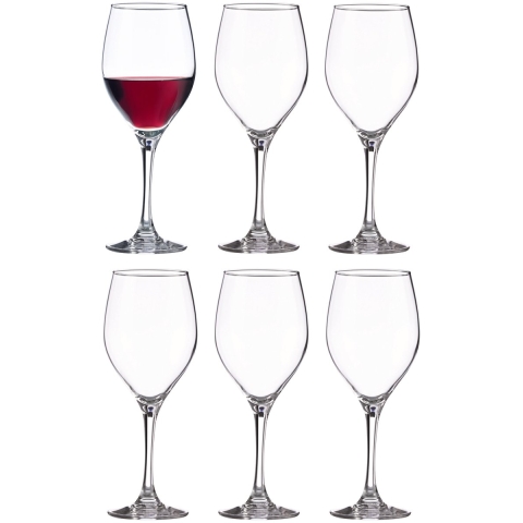 Vicrila wijnglazen Sauvignon - 6x stuks - voor rode en witte wijn - 440 ml -