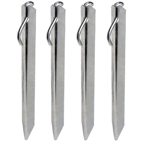 Stormbandharing strong - 4x - extra sterke grondpen/haring - 38 cm - tentharing -