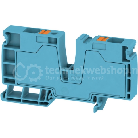 Weidmüller 2502320000 Doorgangsserieklem 12 mm Push-In-klem Blauw 20 stuk(s)