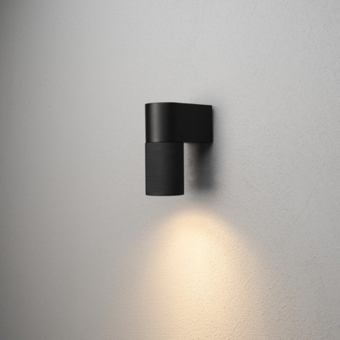 Wandspot down temi 7W zwart - Konstsmide
