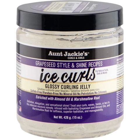 3x Aunt Jackie's Ice Curls Curling Jelly 443 ml