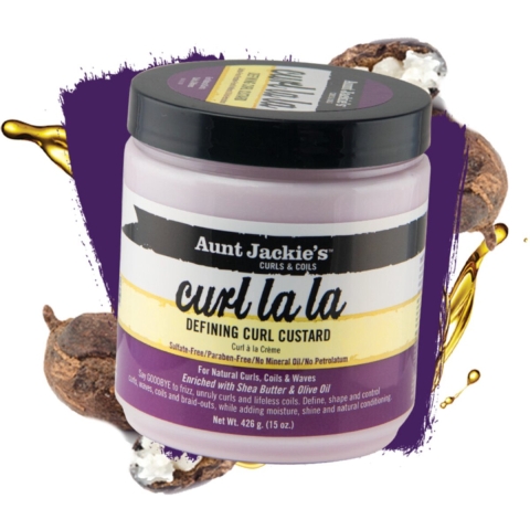 3x Aunt Jackie's Curl La La Defining Curl Custard 443 ml