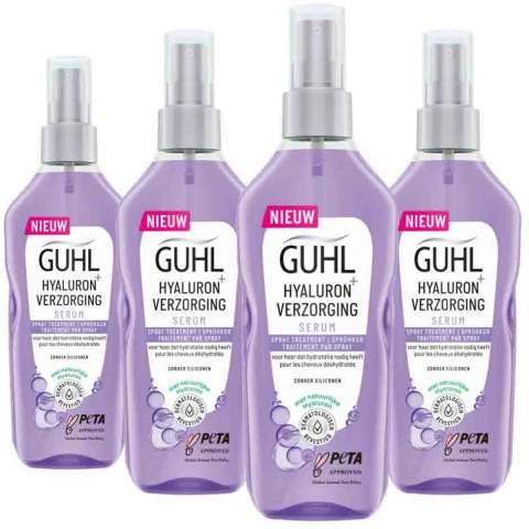 4x Guhl Spray Hyaluron Verzorging 150 ml