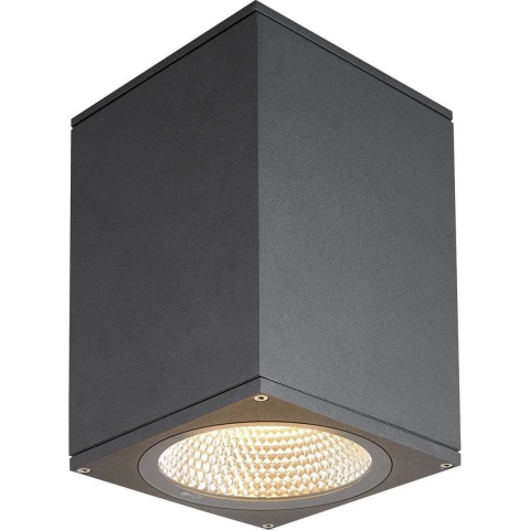 SLV 1003439 ENOLA SQUARE L LED-plafondlamp LED vast ingebouwd 35 W Antraciet